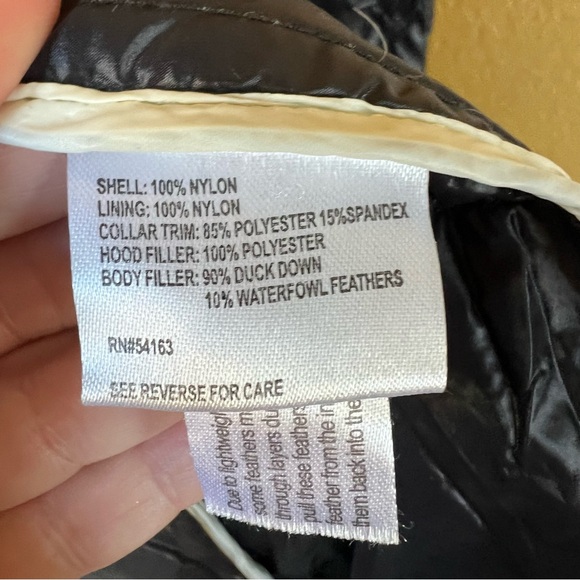 CALVIN KLEIN Packable Duck Down Puffer Coat Jacket w/ Hood - Picture 5 of 12